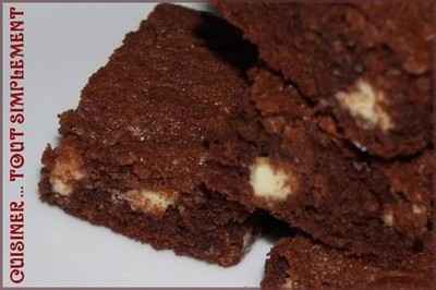 Brownies au Chocolat Noir Chocolat Blanc et Piment d Espelette