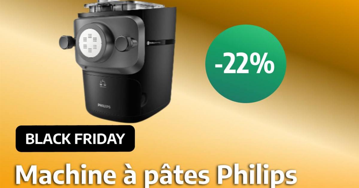Black Friday : le prix de cette machine à pâtes Philips a chuté,  profitez-en ! 