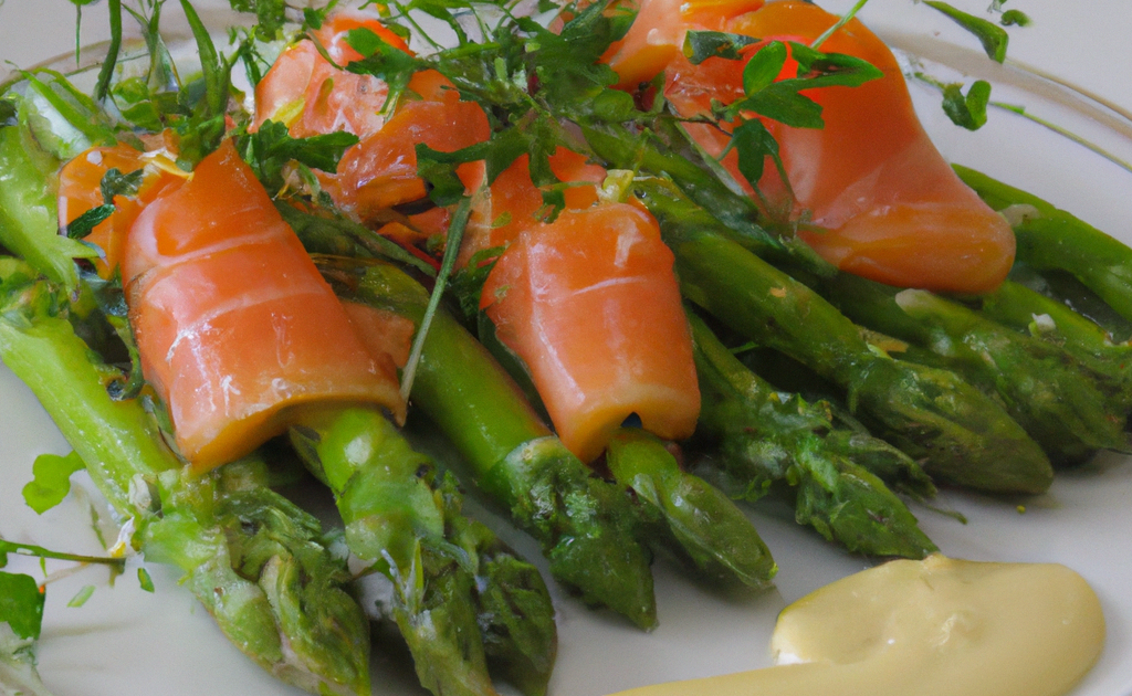 Recette Saumon fumé aux asperges - 750g.com