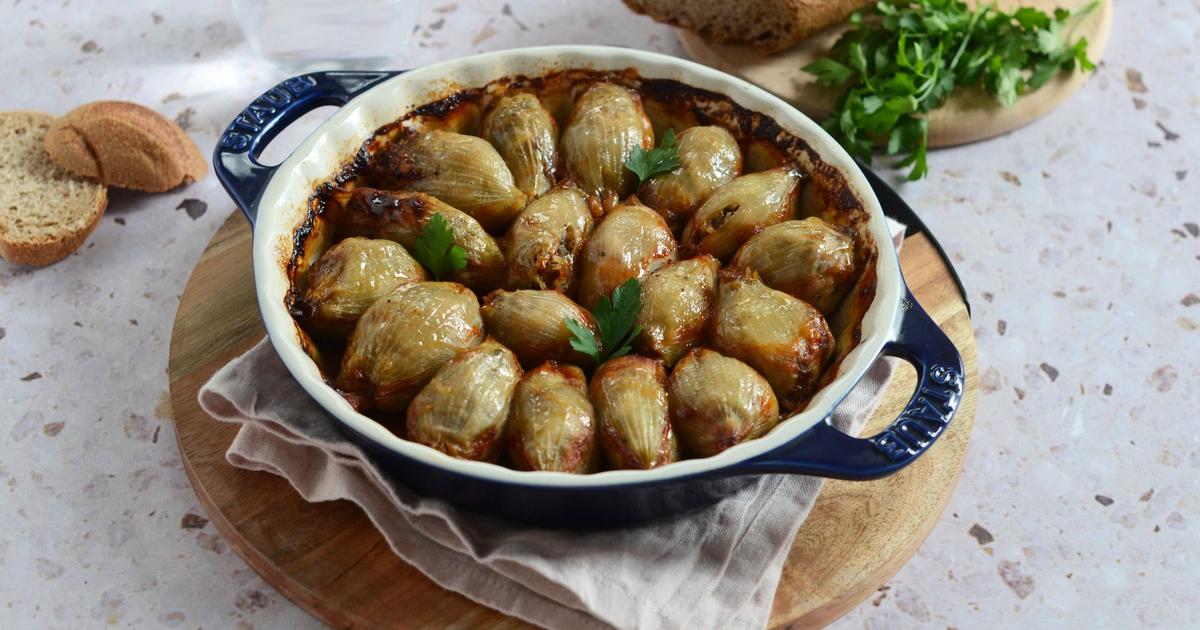 Recette Oignons farcis à la viande - 750g.com