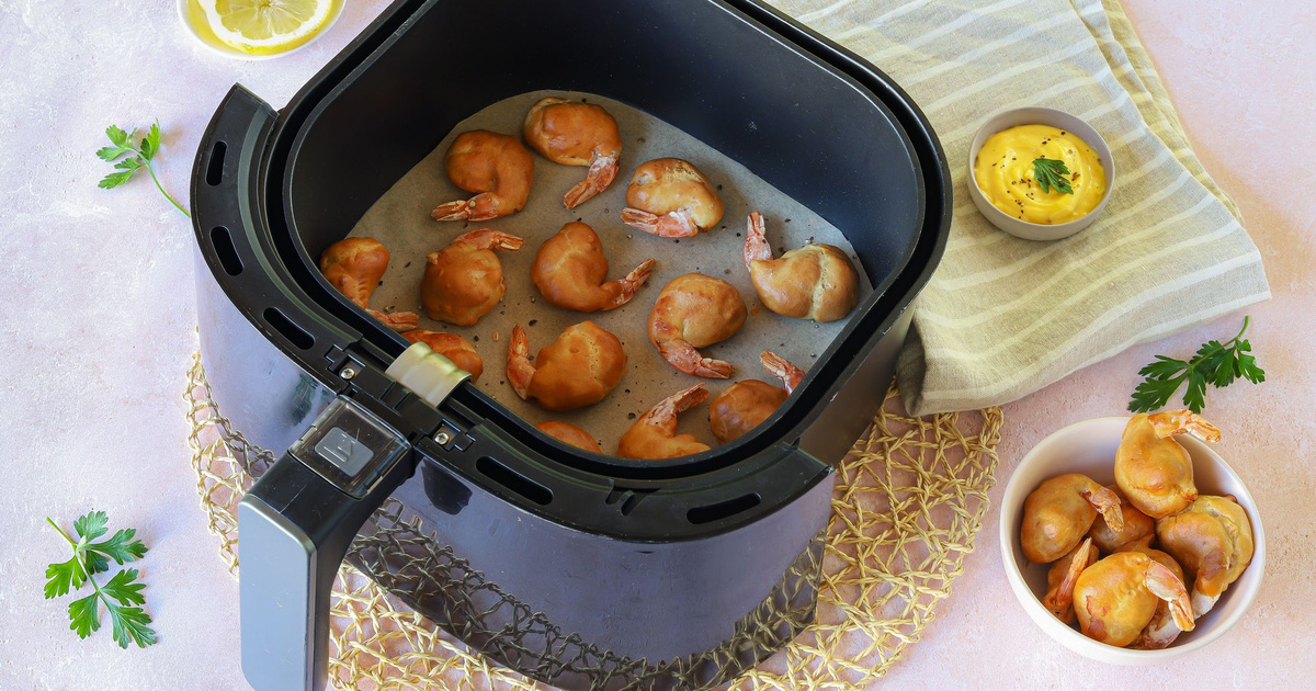 Recette de crevettes au Air Fryer