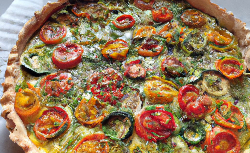Recette Tarte aux légumes du soleil rapide - 750g.com