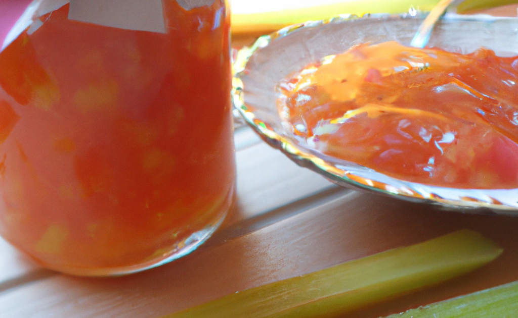 Recette Confiture de rhubarbe à l'orange