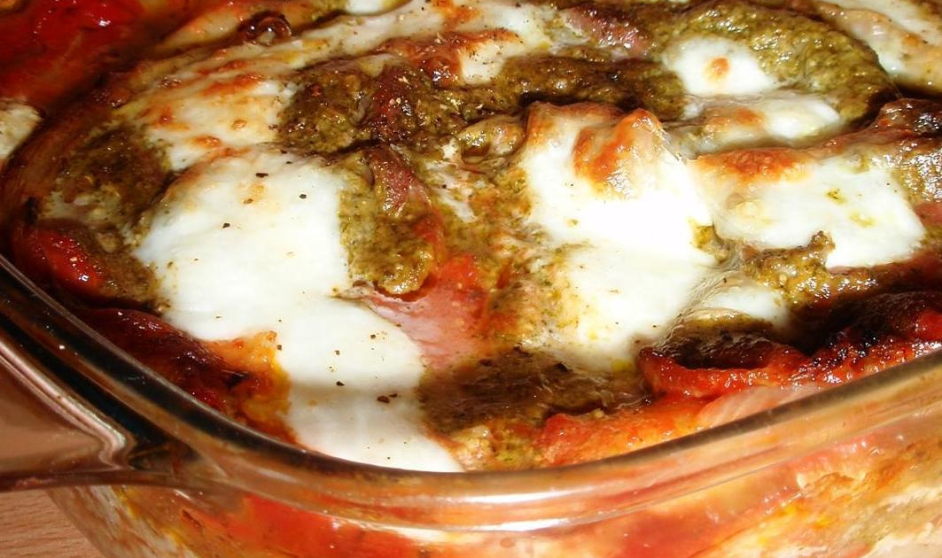 Recette Lasagne tomate, jambon cru et pesto
