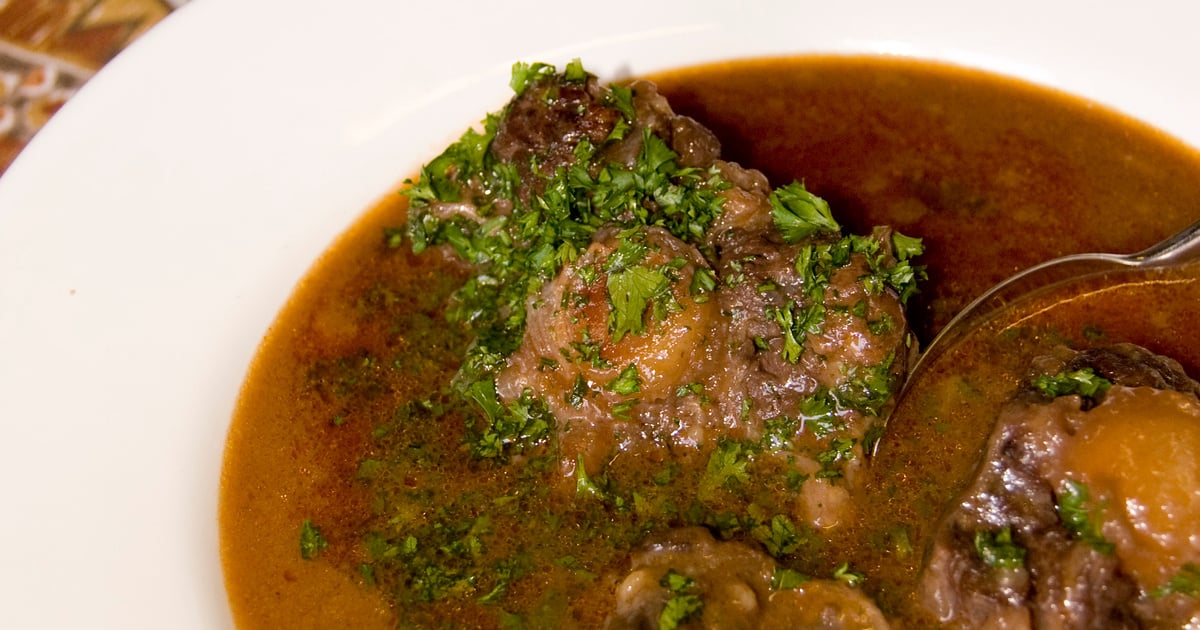 Recette Oxtail soupe