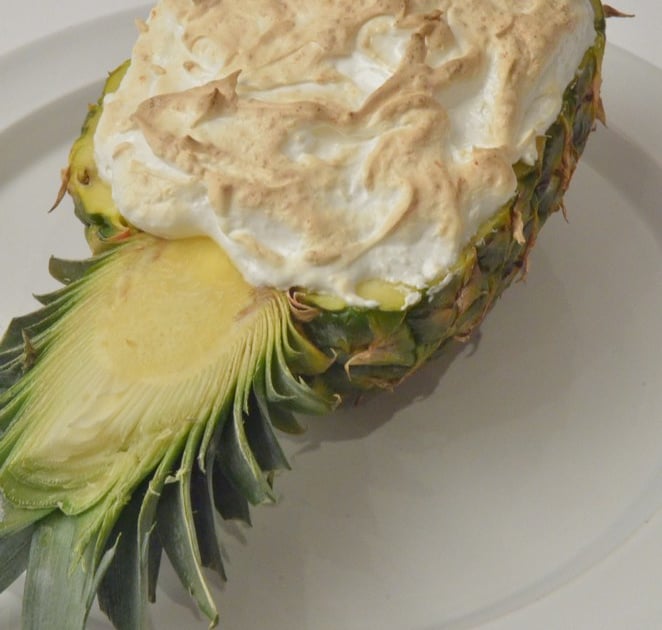 Recette Ananas meringué