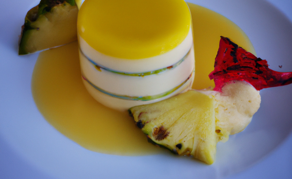 Recette Panna Cotta exotique au coulis d'ananas