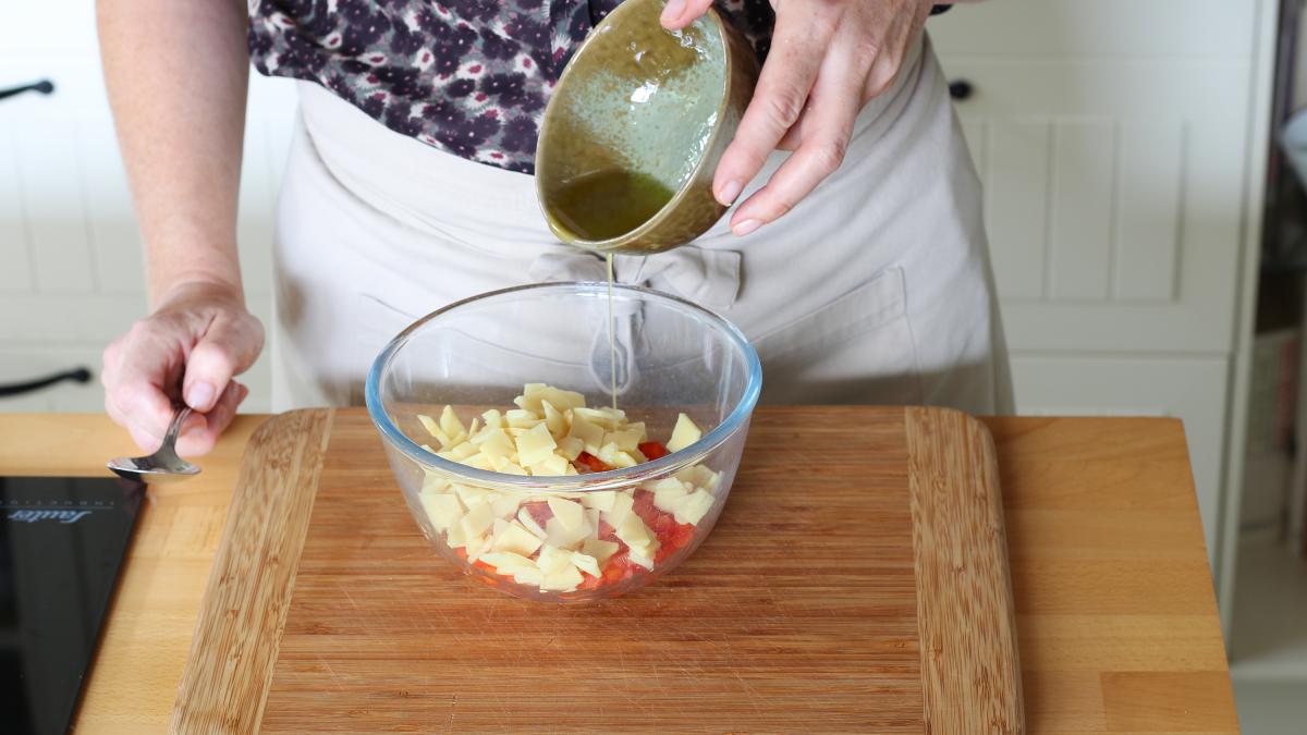 Salade aux pousses de bambou - Cuisine libanaise par Sahten