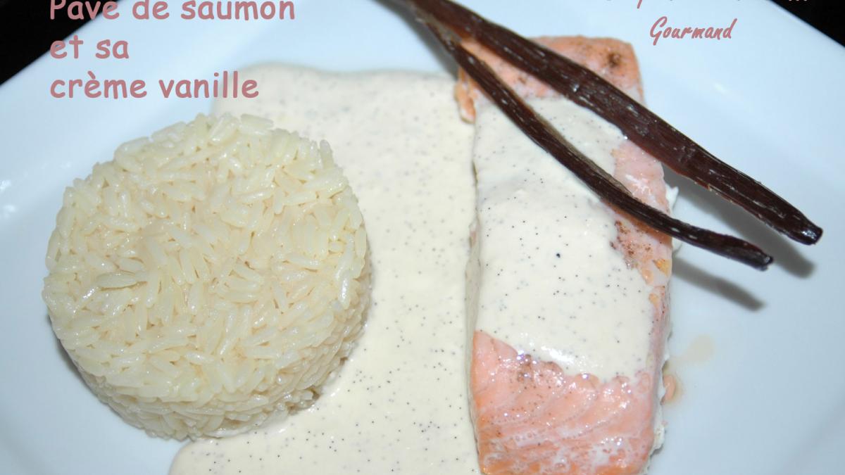 Pavé de saumon à la crème