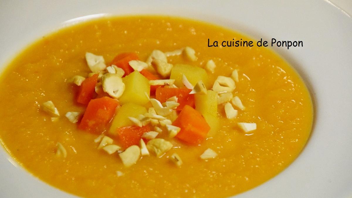 Soupe au panais carotte et c leri rave