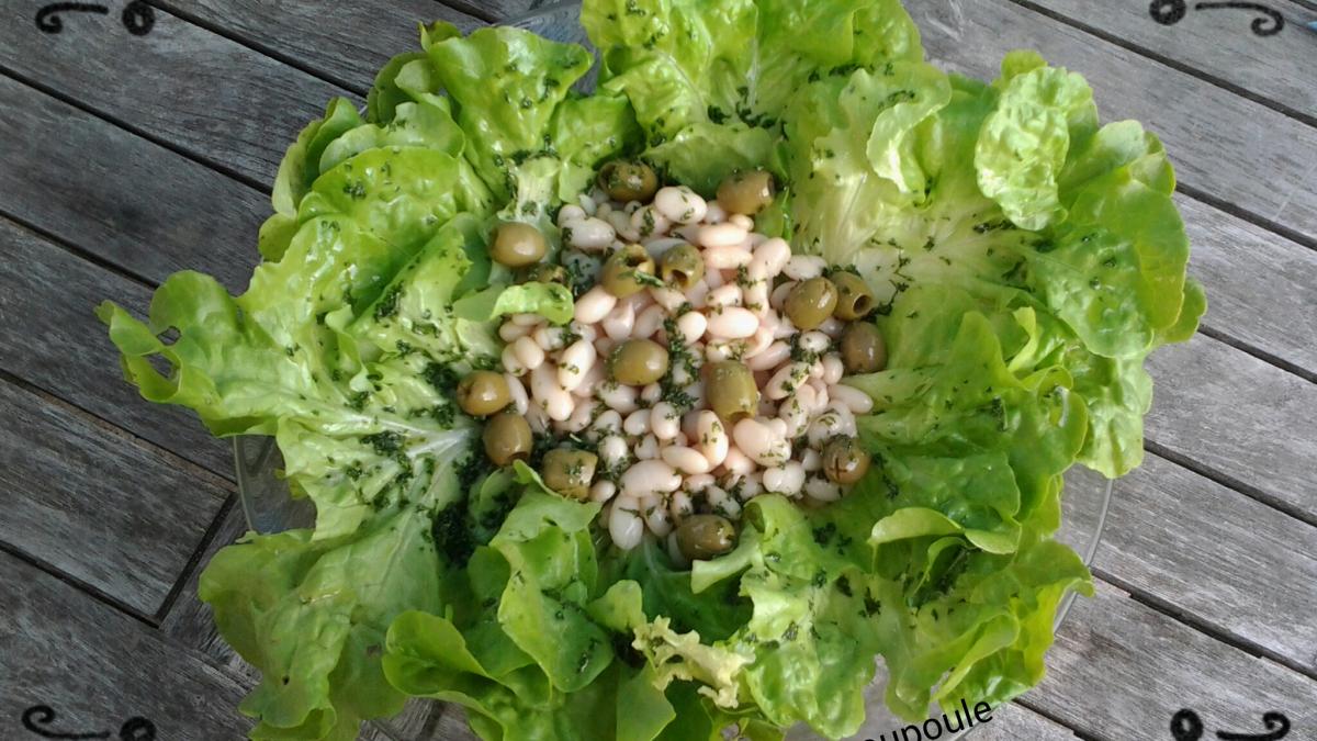 Salade de haricots blancs - Recette par SucreEtEpices