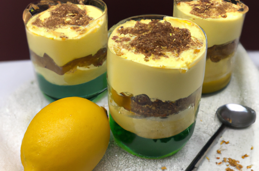 verrine un dessert facile à faire RECETTE facile CITRON🍋 Ramadan 2022 
