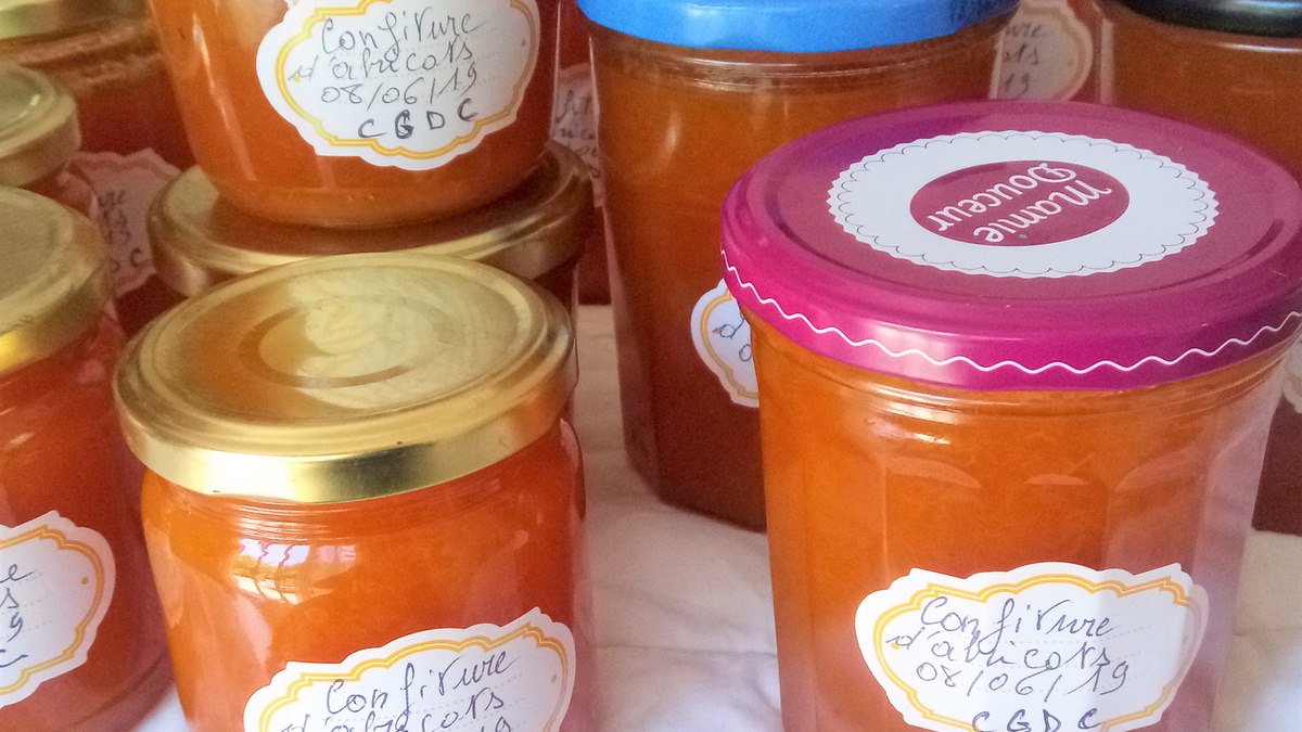 Confiture d'abricot à la fève Tonka