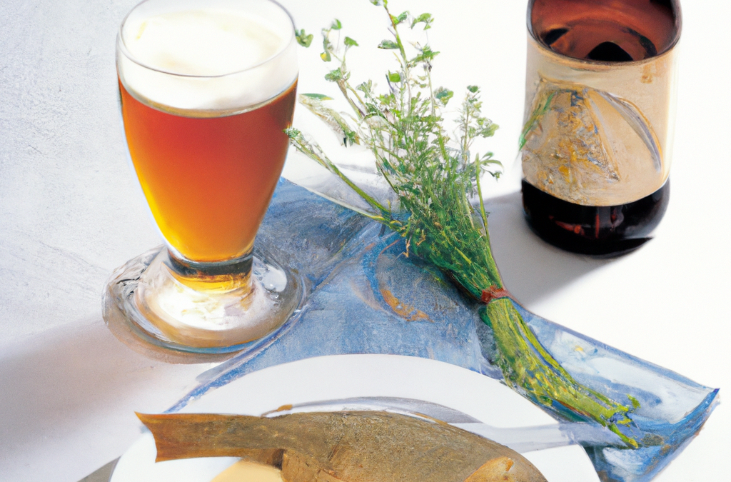 Recette - Filets de carpes préparés à la bière et au fumet de poissons 