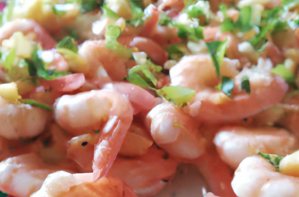 Gambas en robe de vermicelle de riz et bonbons au boudin - Espiègle  gourmandise