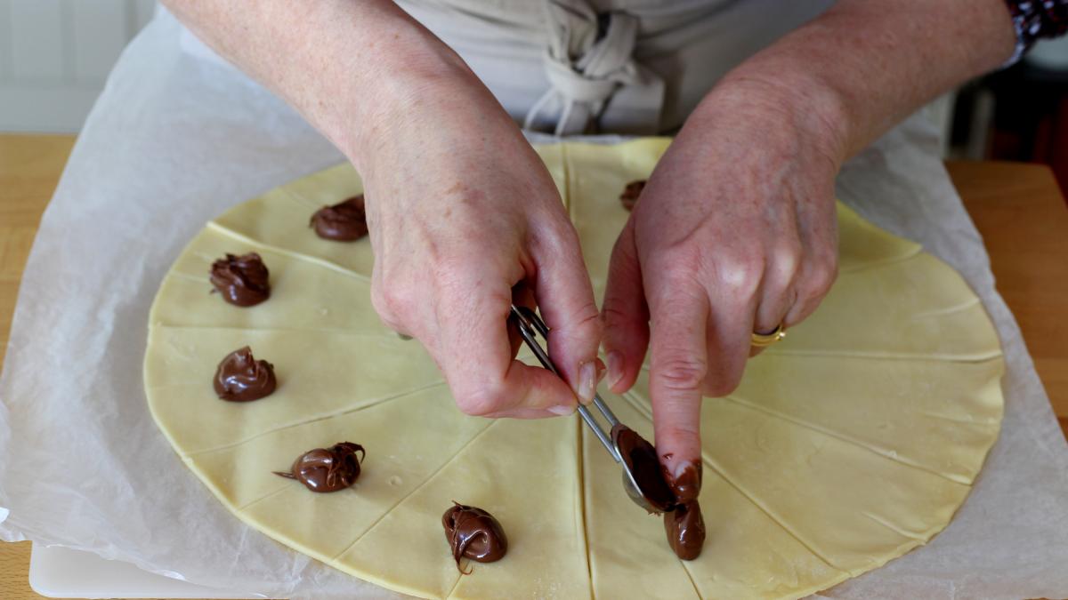 Recette - Mini-croissants au Nutella en vidéo 