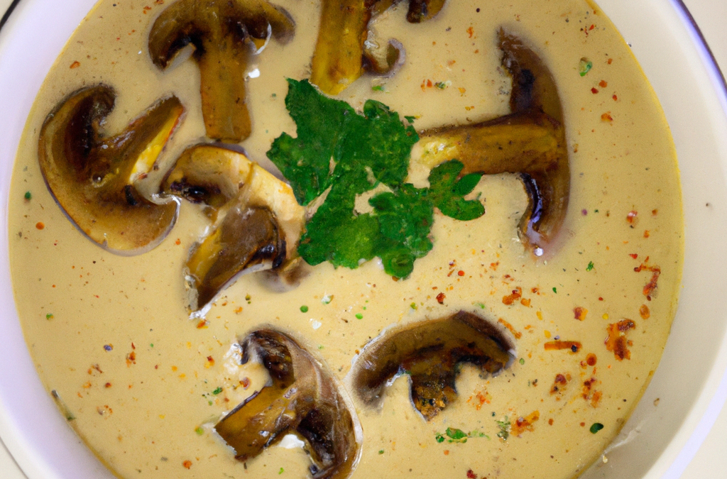 Velouté de champignons discount facile