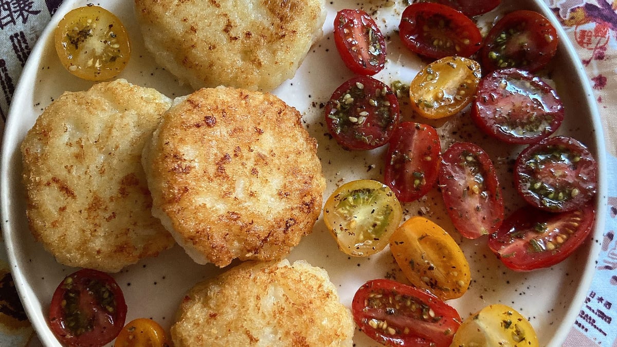 Galettes de risotto au Parmesan-image
