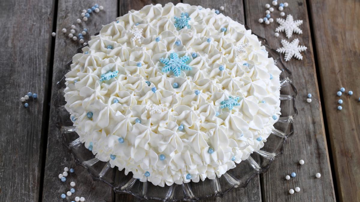 Recette - Gâteau reine des neige : des étoiles plein les yeux en vidéo 