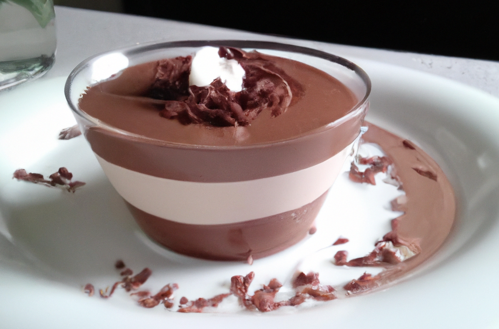 Mousse au chocolat et fromage blanc