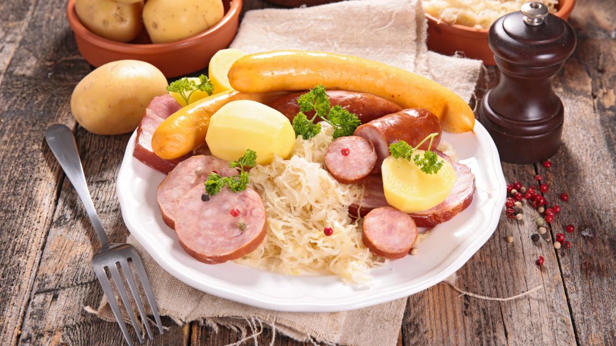 Choucroute à l'alsacienne - Plats - Recettes - Alsace Terroir