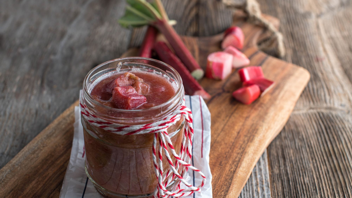 Comment faire une confiture de rhubarbe maison avec un ingrédient