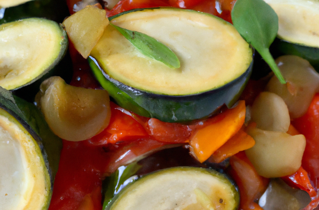 Ratatouille Potage De Légumes Sur Une Assiette Régime Alimentaire Recette  De Keto Image stock - Image du tomate, légumes: 253616677