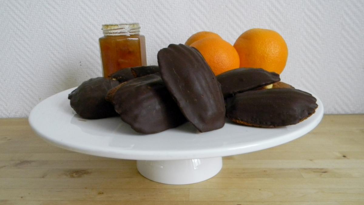 Madeleines à l'orange, coque en chocolat - Rock The Bretzel