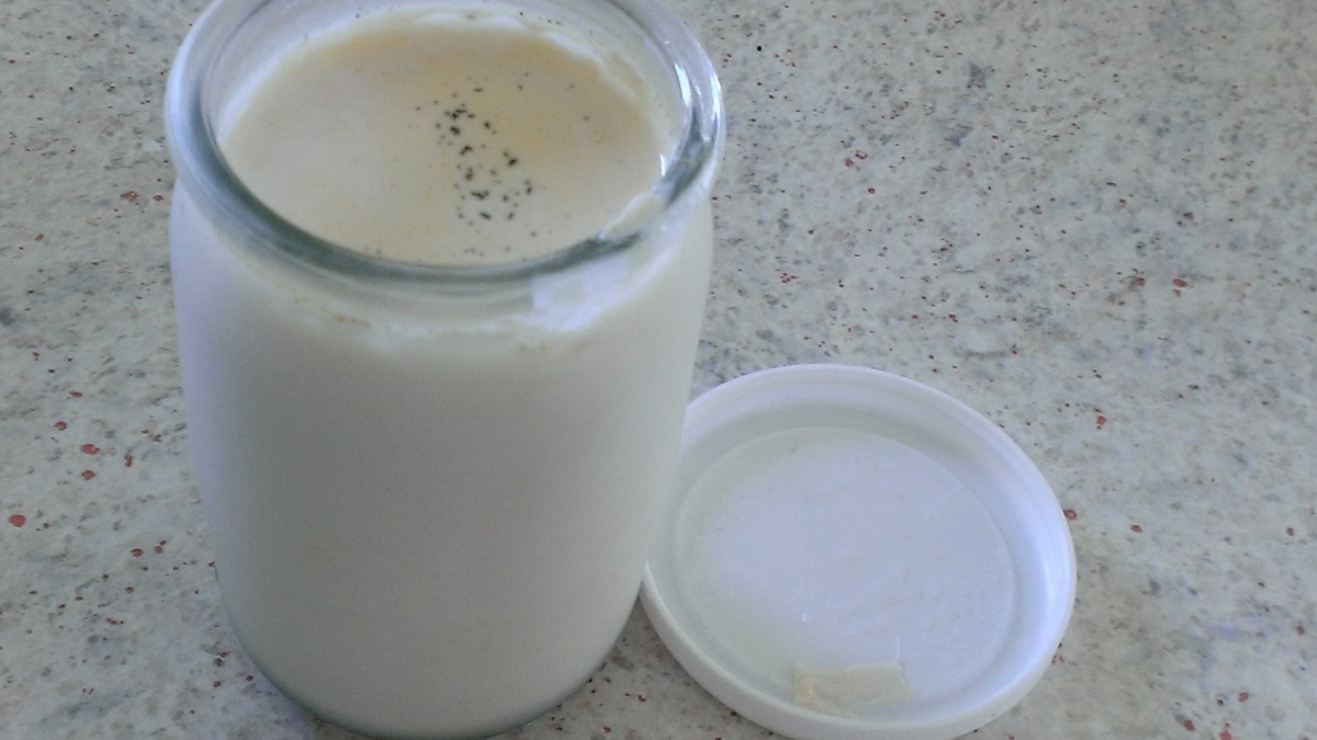 Recette - Yaourt au lait de chèvre à la vanille en vidéo 