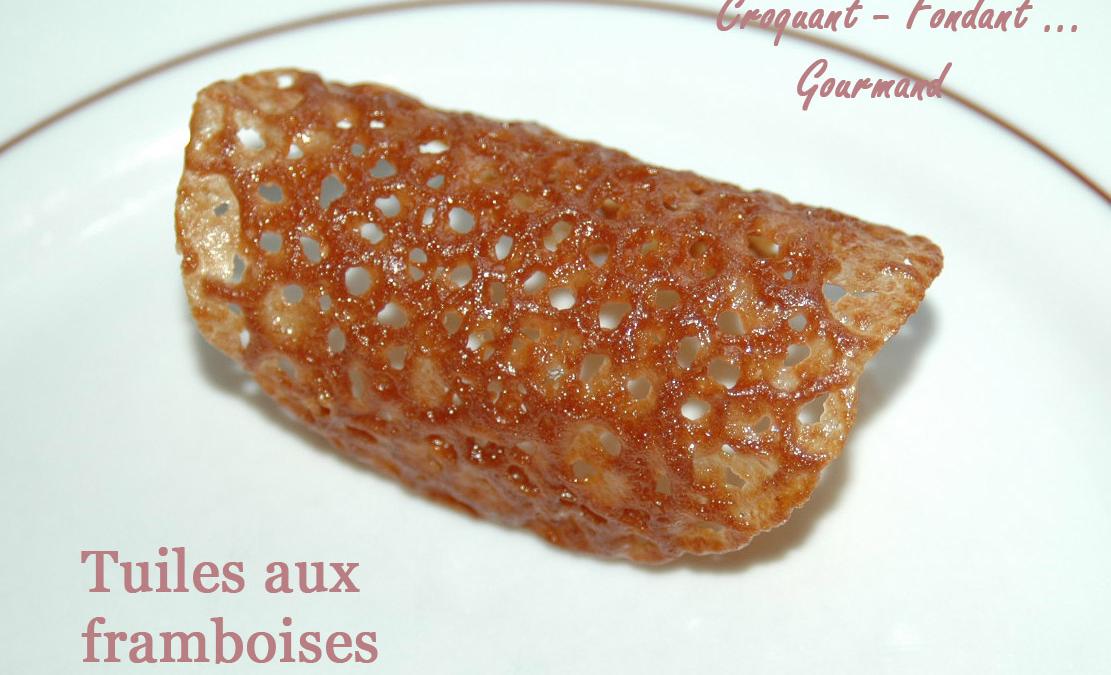 Coulis de framboises - Croquant Fondant Gourmand