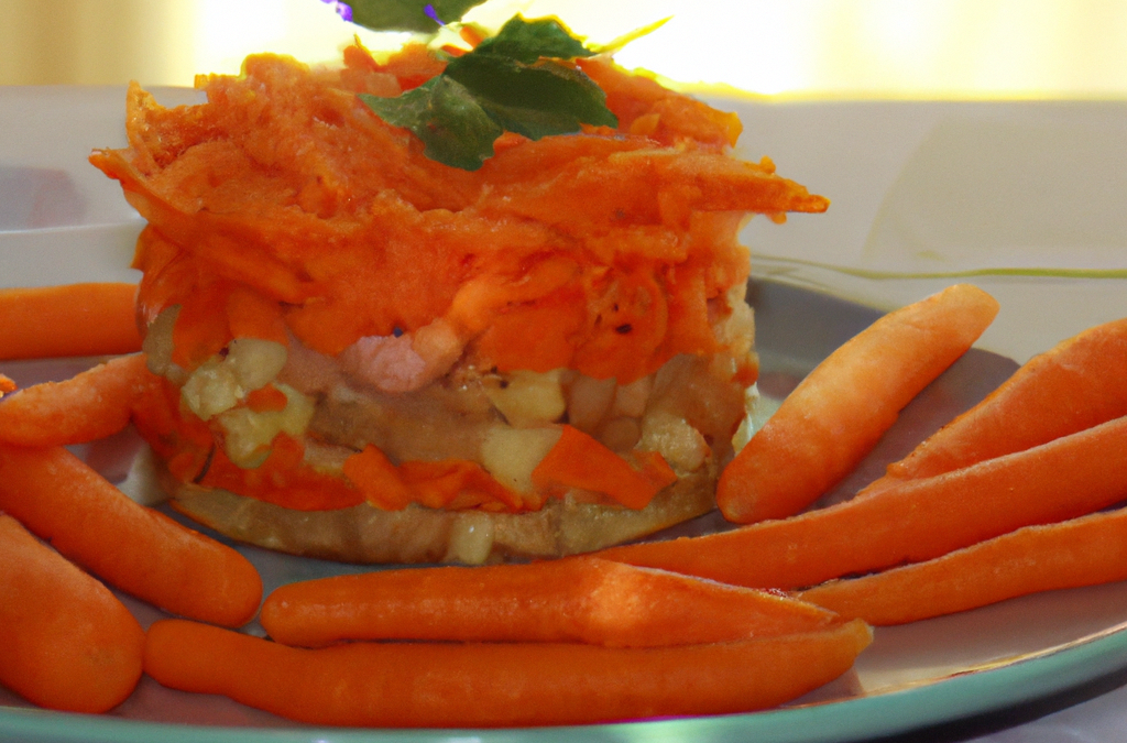 Recette - Tartare de pommes et ses carottes rappées 