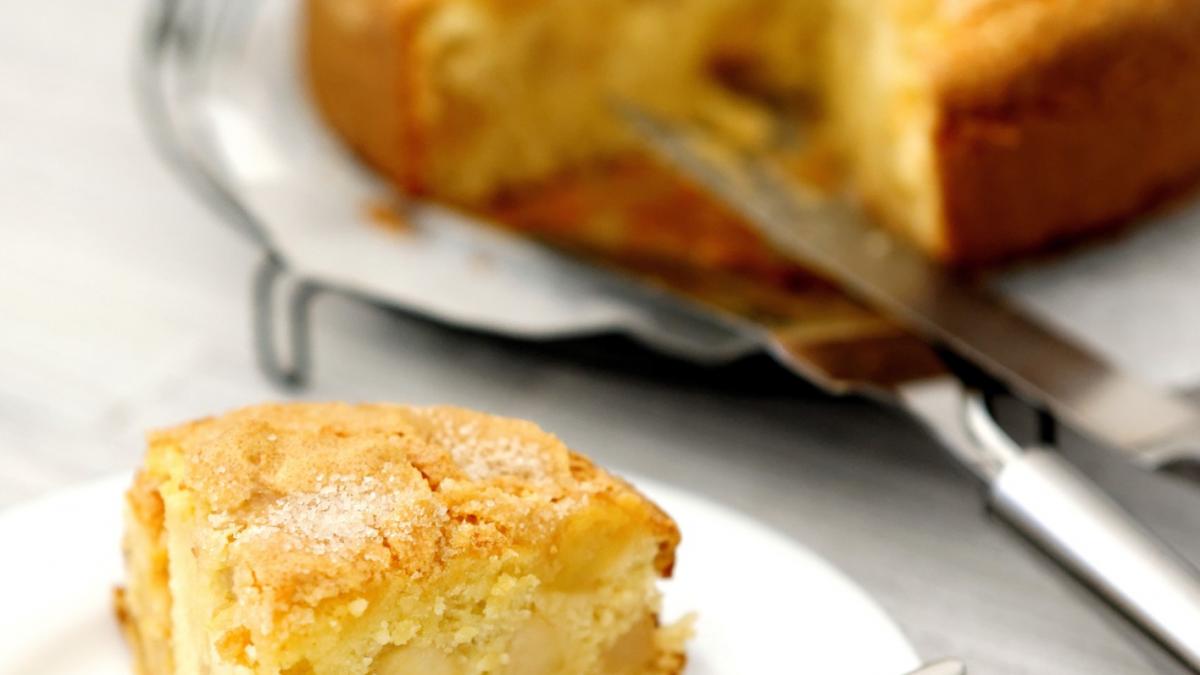Recette - Gâteau au yaourt à la pomme sans sucre en vidéo 