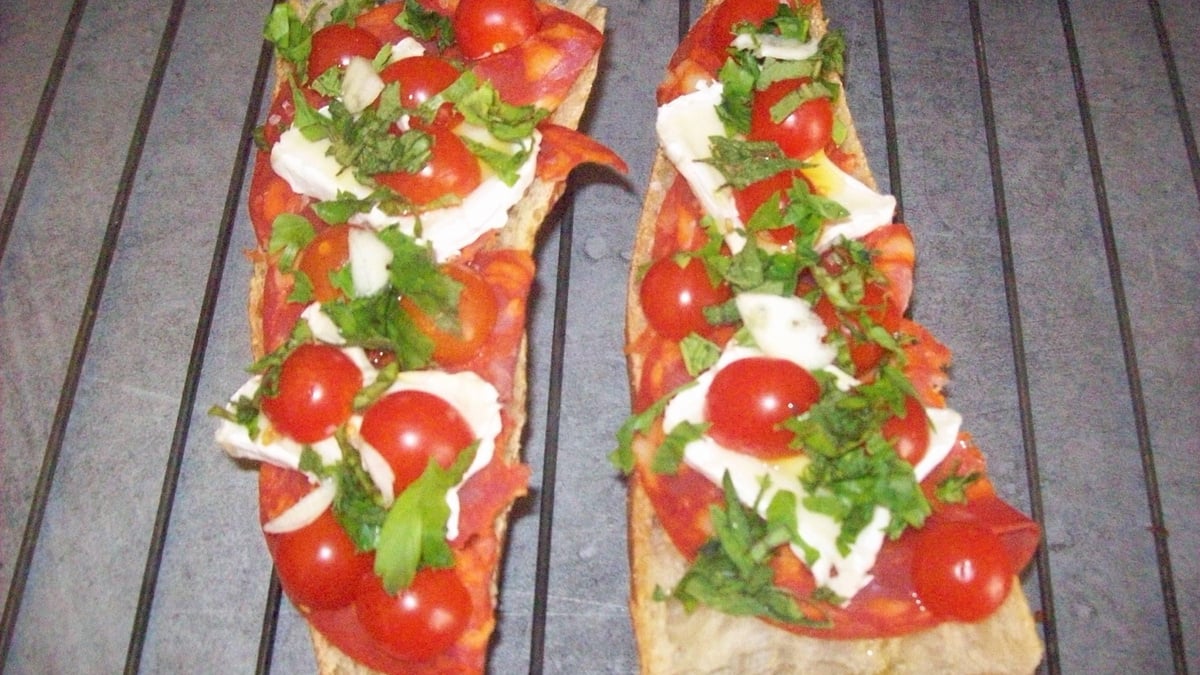 Tartines chorizo et chèvre-image