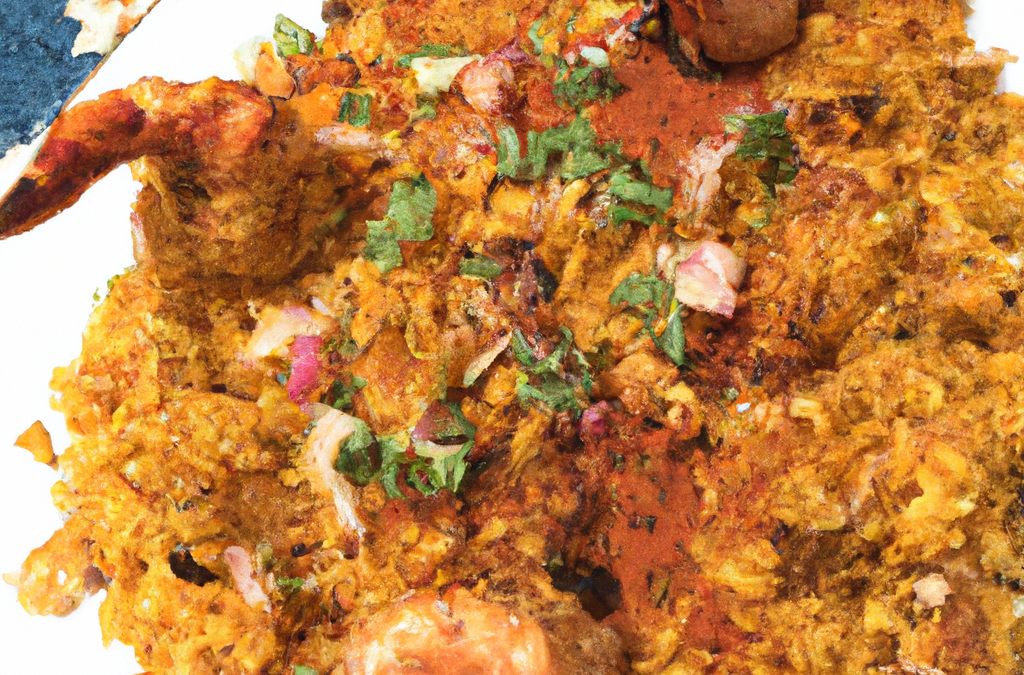 Biryani aux crevettes royales