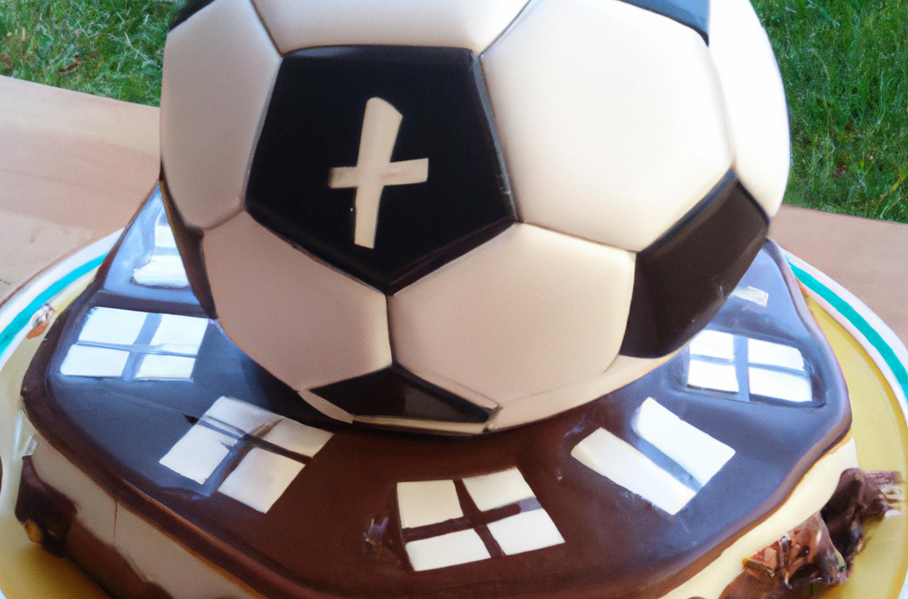 Recette - Gâteau chocolat yaourt design ballon de foot en vidéo