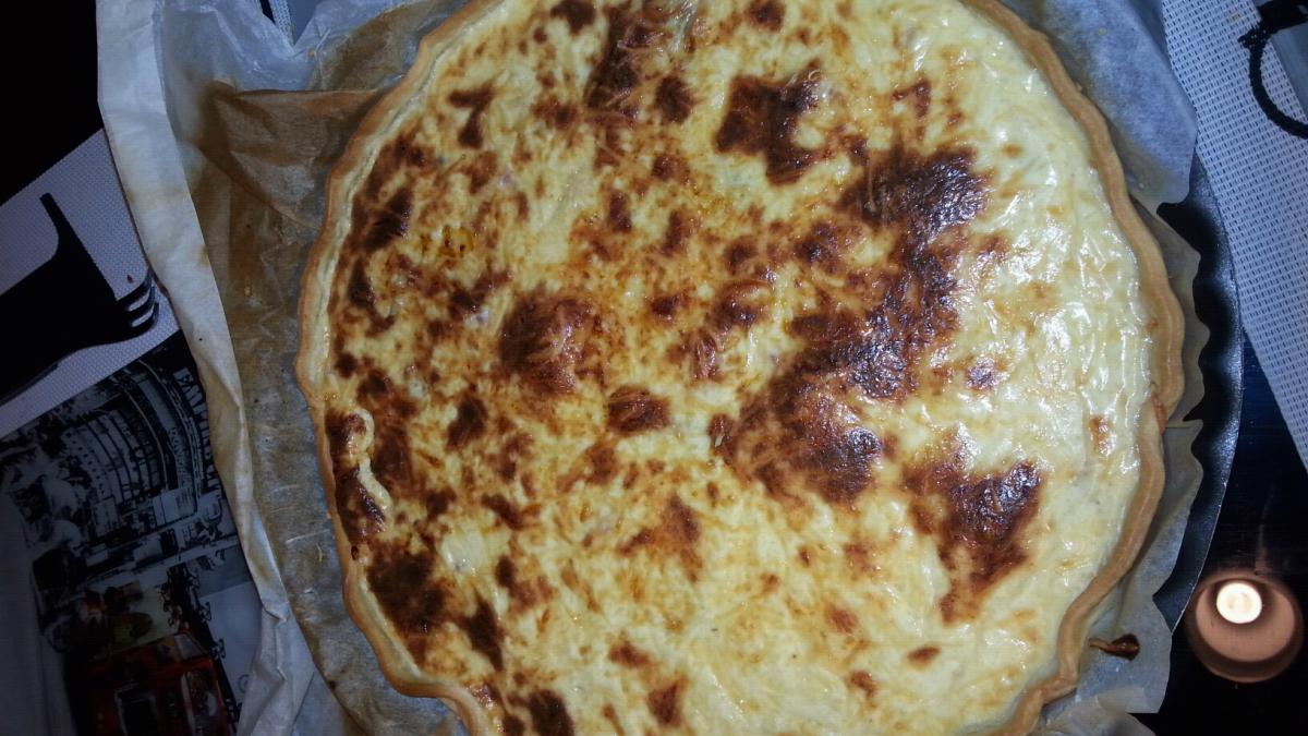 Recette - Quiche lorraine de grand-mère en vidéo - 750g.com