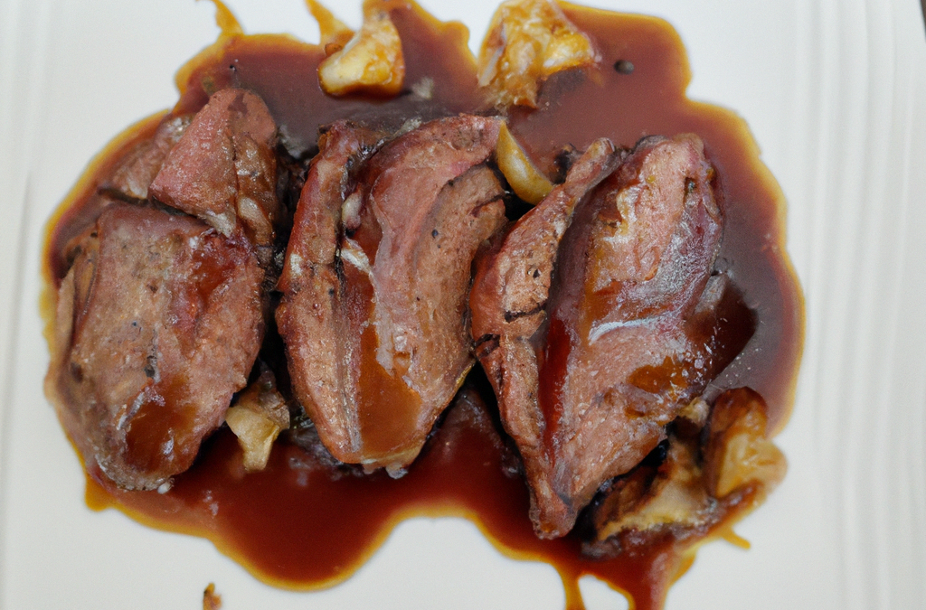 Magrets de canard sauce grand veneur