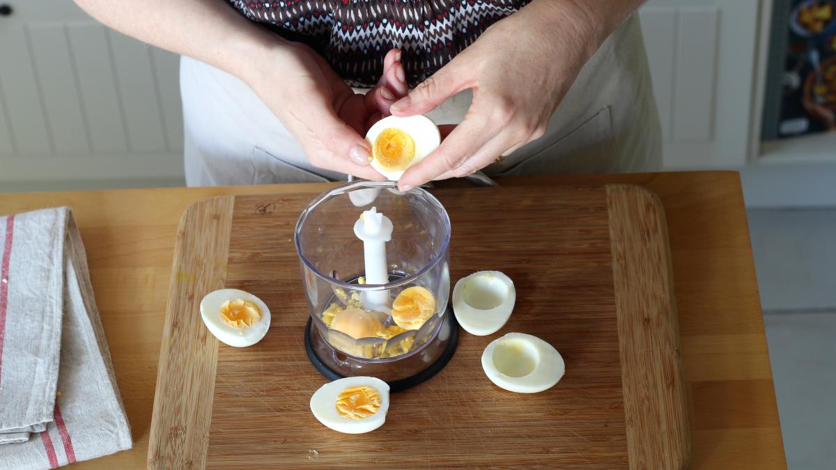 Oeufs mimosa à la betterave - La Cuisine d'Adeline