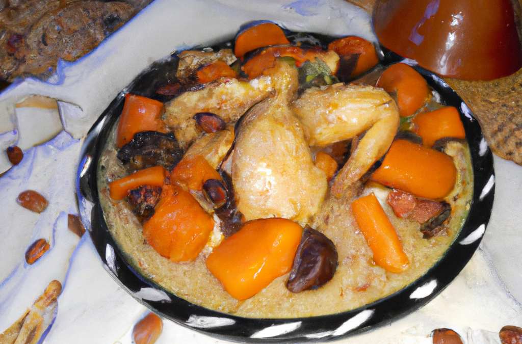 Plat minceur : Tajine de poulet aux pois chiches et aux épices