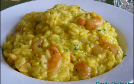 Risotto aux crevettes facile-image