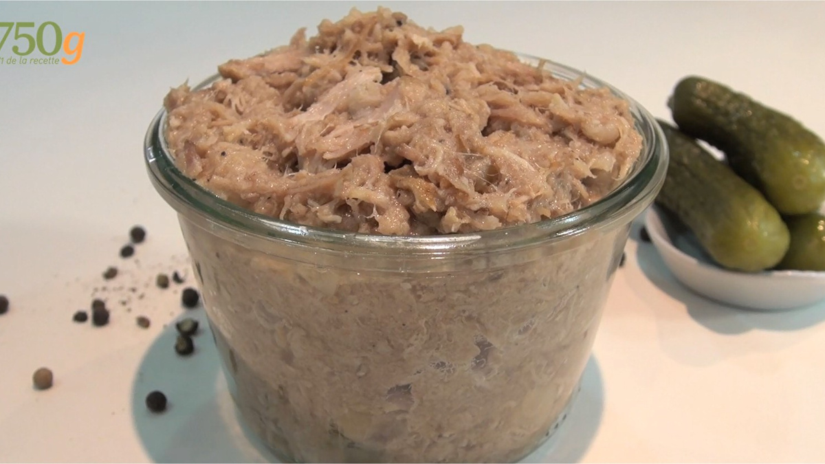 Recette De Rillette De Sanglier Au Thermomix Recette - Rillettes de porc en vidéo - 750g.com