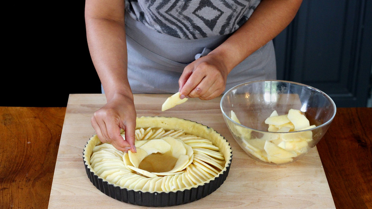 Planche à Découper En Verre FAYE Avec Recette De Tarte Aux Pommes, Ustensile De Cuisine Décoratif
