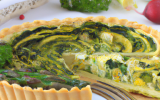 Quiche aux légumes de printemps