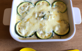 Courgettes à la crème et gruyère