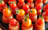 Mini puddings tomates- groseilles