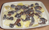 Gratin de pommes de terre aux morilles