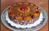 Entremets passion-framboise