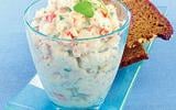 Tartare de crevettes aux champignons