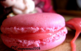 Macarons fraise tagada