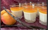 Panna cotta vanille au coulis d'abricot